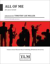All of Me Jazz Ensemble sheet music cover